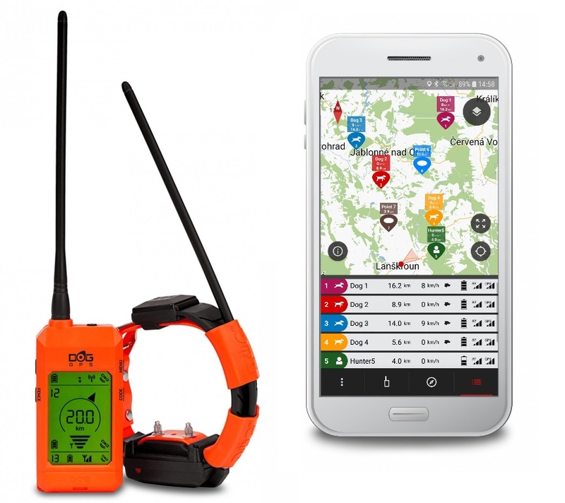 Kynologické potřeby - DOG GPS X30T - zapůjčení zdarma