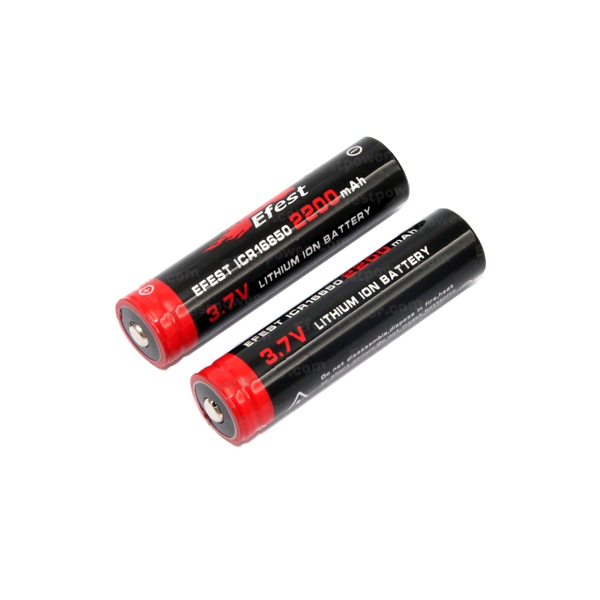 Baterie a nabíječky - Baterie Efest 16650 2000mAh 3,7V Li-ion 1ks