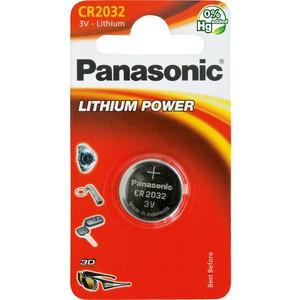 Knoflíková lithiová baterie Panasonic CR2032